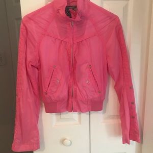 BSB pink neon track blouse